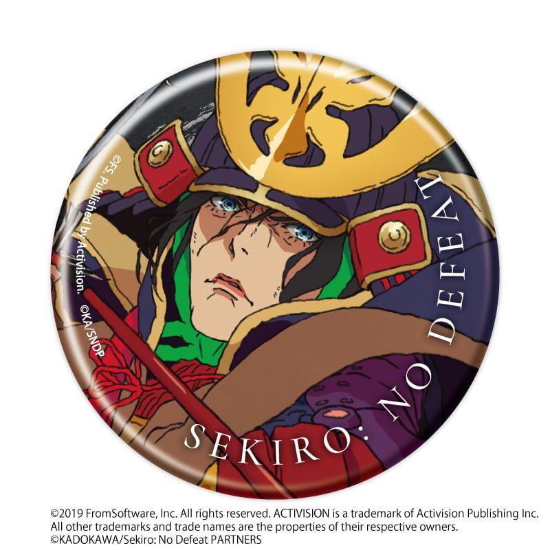缶バッジ「SEKIRO: NO DEFEAT」01/コンプリートセット(全5種)(公式イラスト)