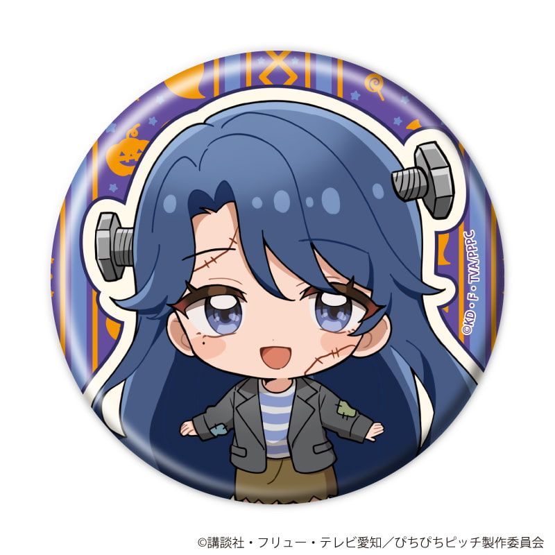 缶バッジ「マーメイドメロディー ぴちぴちピッチ」02/ハロウィンver. ブラインド(8種)(ミニキャライラスト)