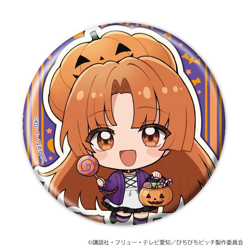 缶バッジ「マーメイドメロディー ぴちぴちピッチ」02/ハロウィンver. ブラインド(8種)(ミニキャライラスト)