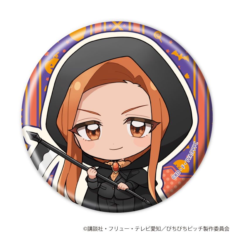 缶バッジ「マーメイドメロディー ぴちぴちピッチ」02/ハロウィンver. コンプリートセット(全8種)(ミニキャライラスト)
