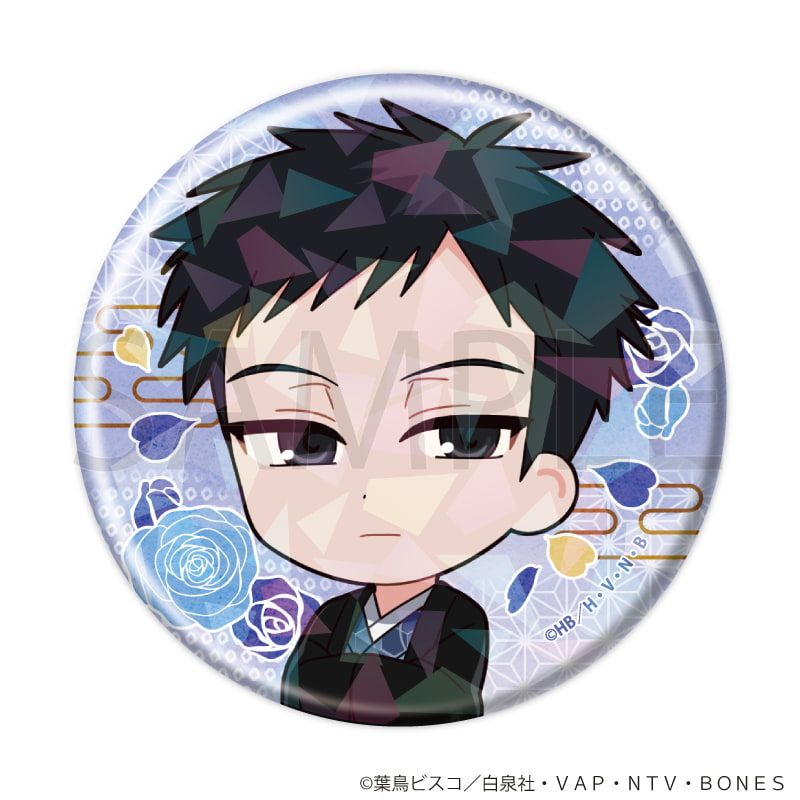 ホログラム缶バッジ(57mm)「桜蘭高校ホスト部」02/ブラインド(7種)(ミニキャライラスト)