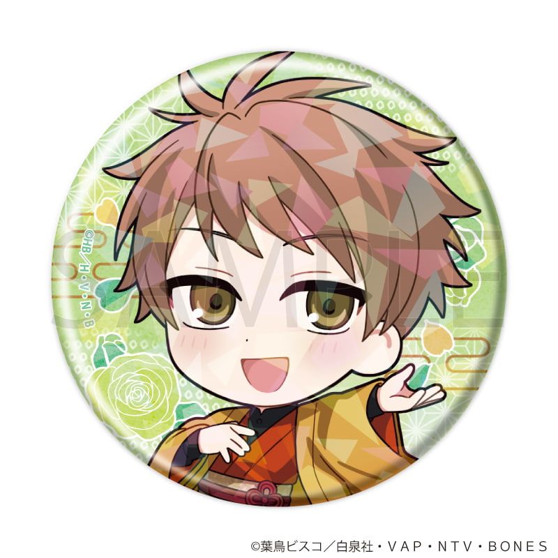 ホログラム缶バッジ(57mm)「桜蘭高校ホスト部」02/コンプリートセット(全7種)(ミニキャライラスト)