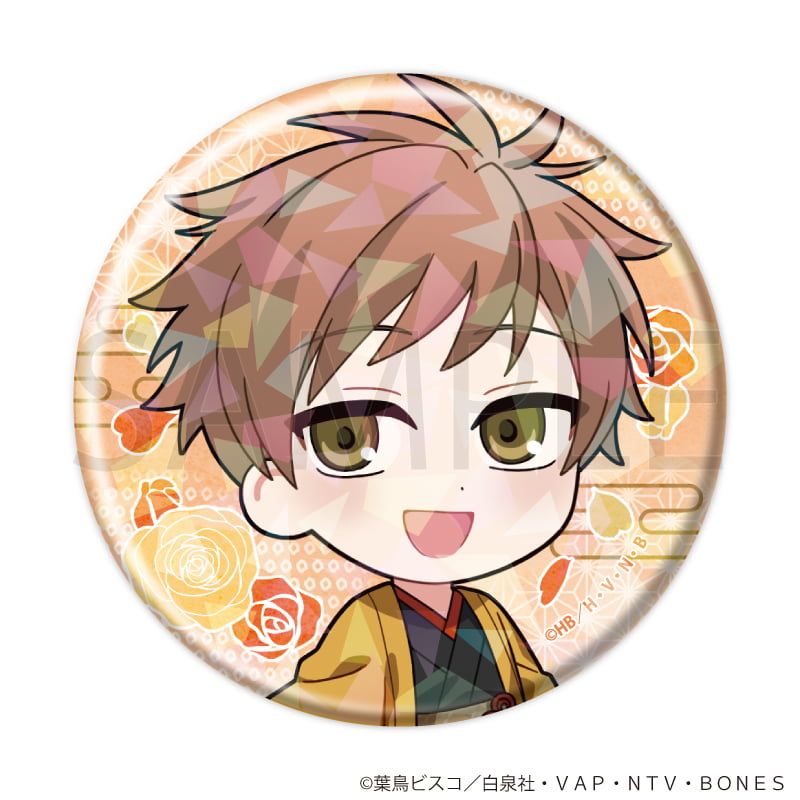 ホログラム缶バッジ(57mm)「桜蘭高校ホスト部」02/コンプリートセット(全7種)(ミニキャライラスト)