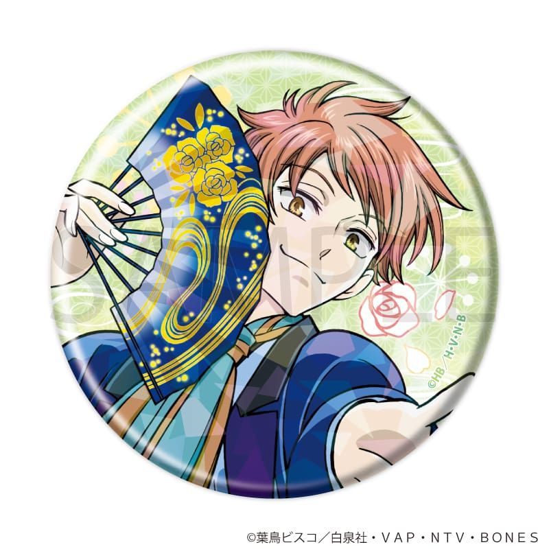 ホログラム缶バッジ(57mm)「桜蘭高校ホスト部」01/コンプリートセット(全6種)(描き下ろしイラスト)