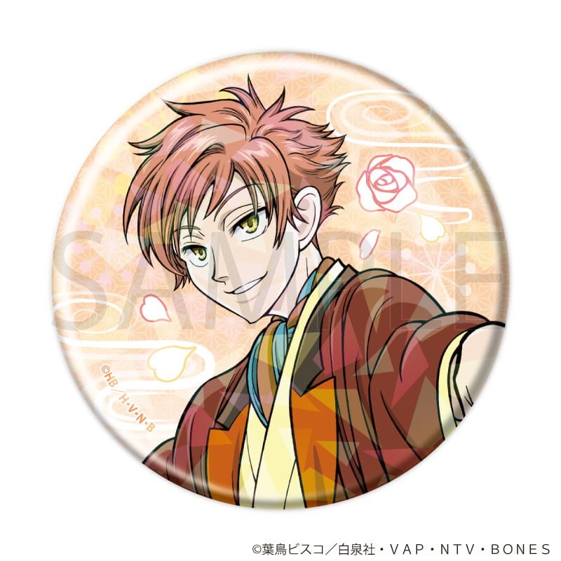 ホログラム缶バッジ(57mm)「桜蘭高校ホスト部」01/コンプリートセット(全6種)(描き下ろしイラスト)