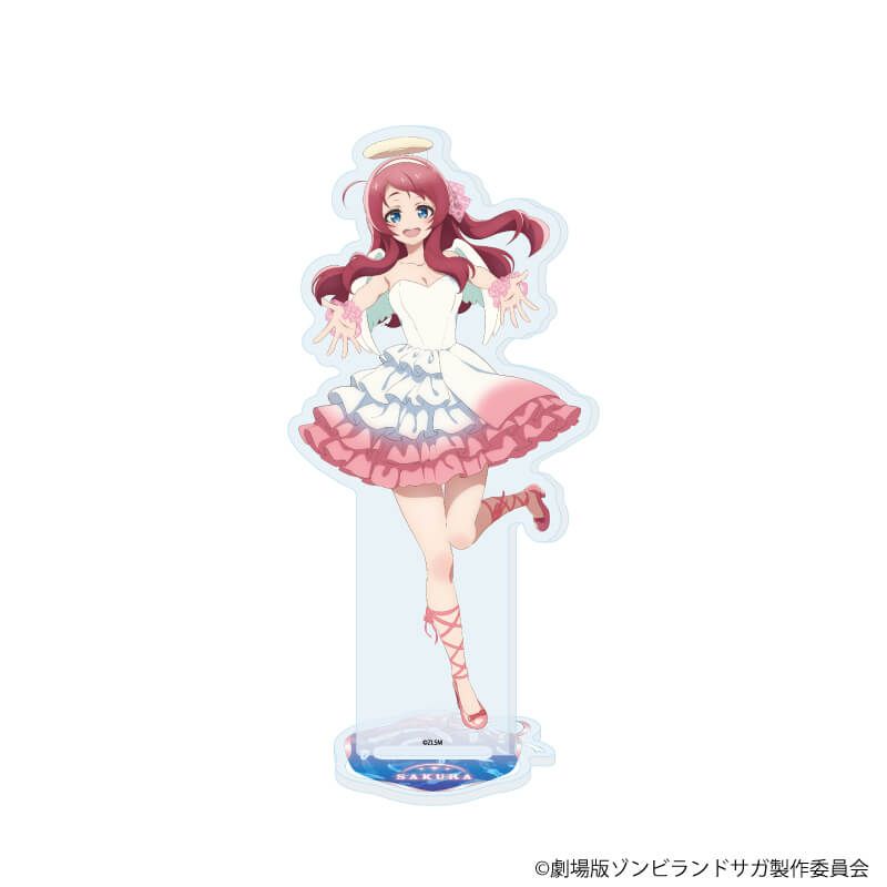 アクリルスタンド「劇場版『ゾンビランドサガ ゆめぎんがパラダイス』」15/源さくら 天使ver.(描き下ろしイラスト)