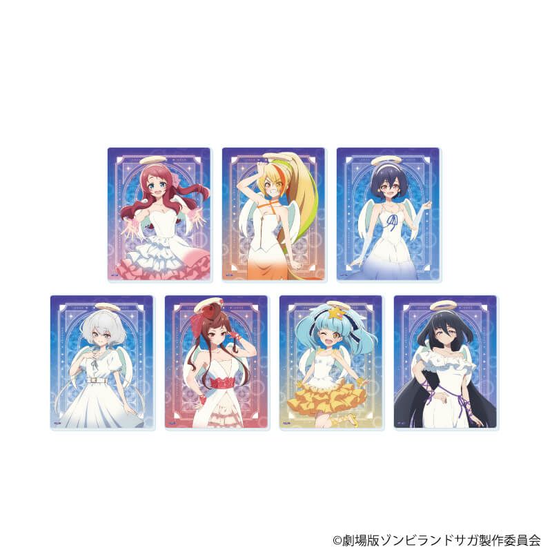アクリルカード「劇場版『ゾンビランドサガ ゆめぎんがパラダイス』」03/コンプリートセット(全7種) 天使ver.(描き下ろしイラスト)