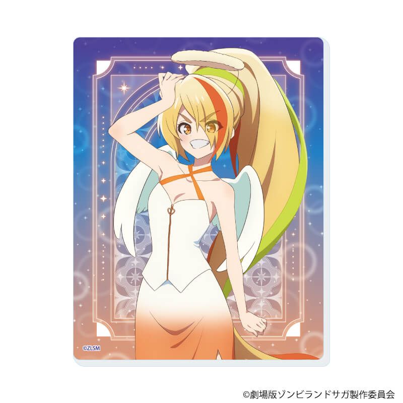 アクリルカード「劇場版『ゾンビランドサガ ゆめぎんがパラダイス』」03/コンプリートセット(全7種) 天使ver.(描き下ろしイラスト)