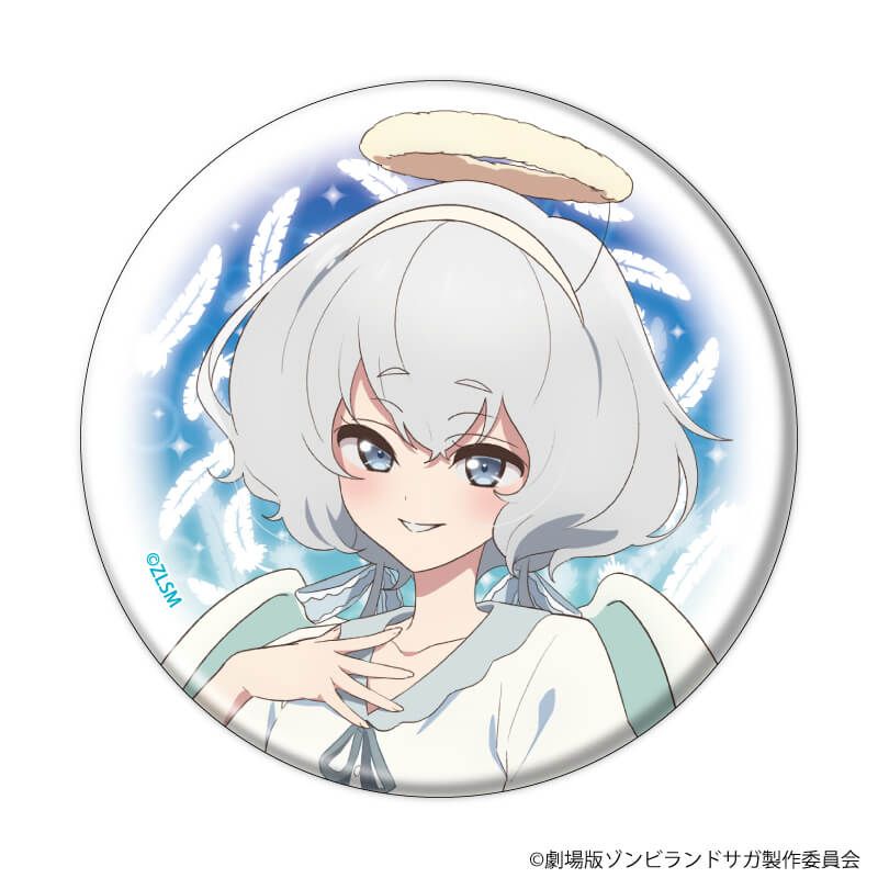 缶バッジ「劇場版『ゾンビランドサガ ゆめぎんがパラダイス』」05/コンプリートセット(全7種) 天使ver.(描き下ろしイラスト)