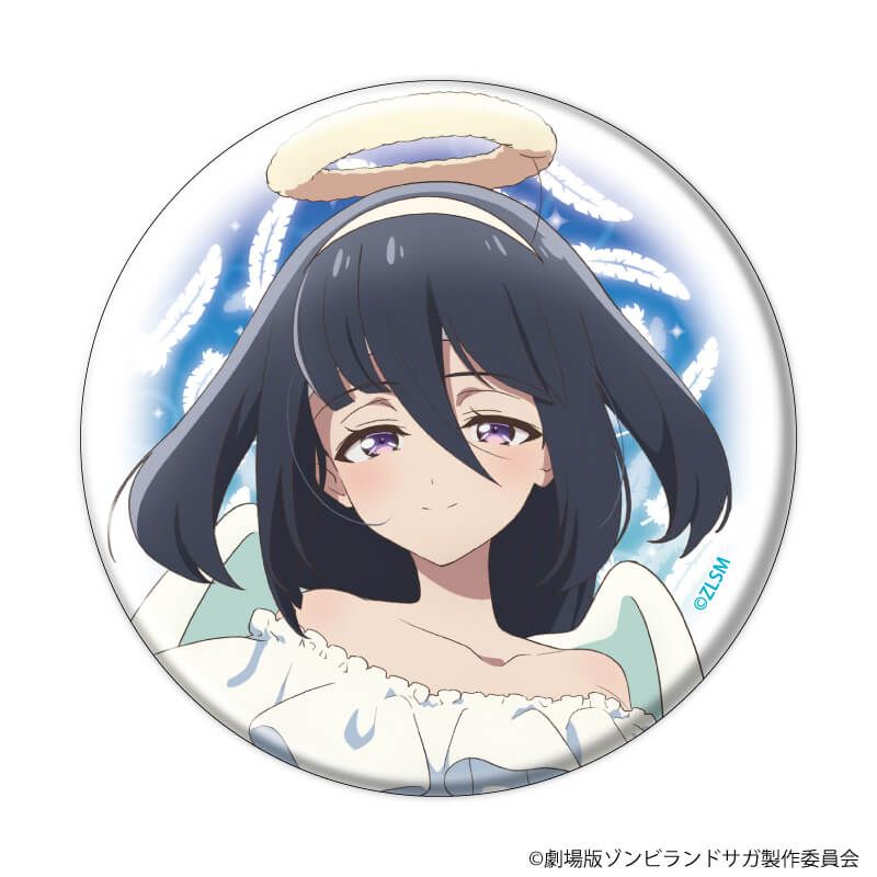 缶バッジ「劇場版『ゾンビランドサガ ゆめぎんがパラダイス』」05/コンプリートセット(全7種) 天使ver.(描き下ろしイラスト)