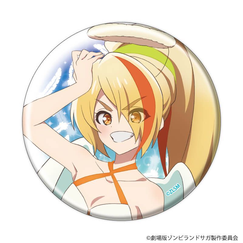 缶バッジ「劇場版『ゾンビランドサガ ゆめぎんがパラダイス』」05/ブラインド(7種) 天使ver.(描き下ろしイラスト)