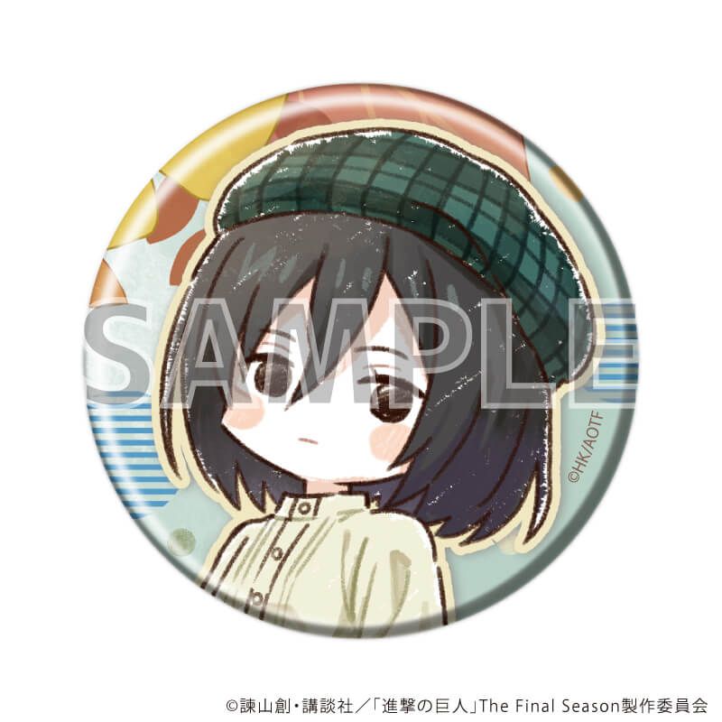缶バッジ「TVアニメ『進撃の巨人』」03/紅葉ver. コンプリートセット(全8種)(グラフアートイラスト)