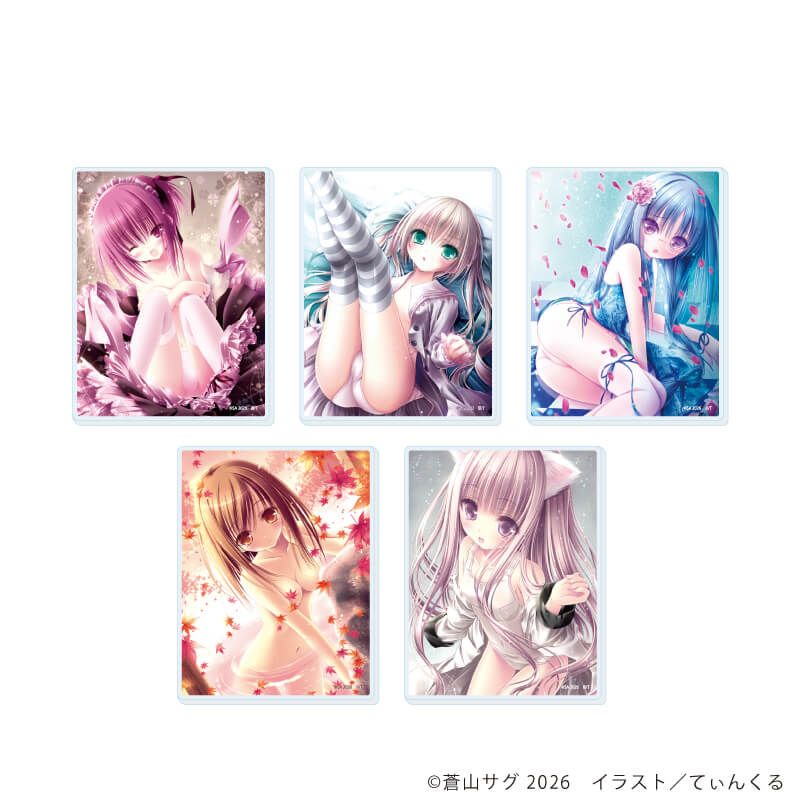 アクリルカード「ロウきゅーぶ！」01/コンプリートセット(全5種)(公式イラスト)