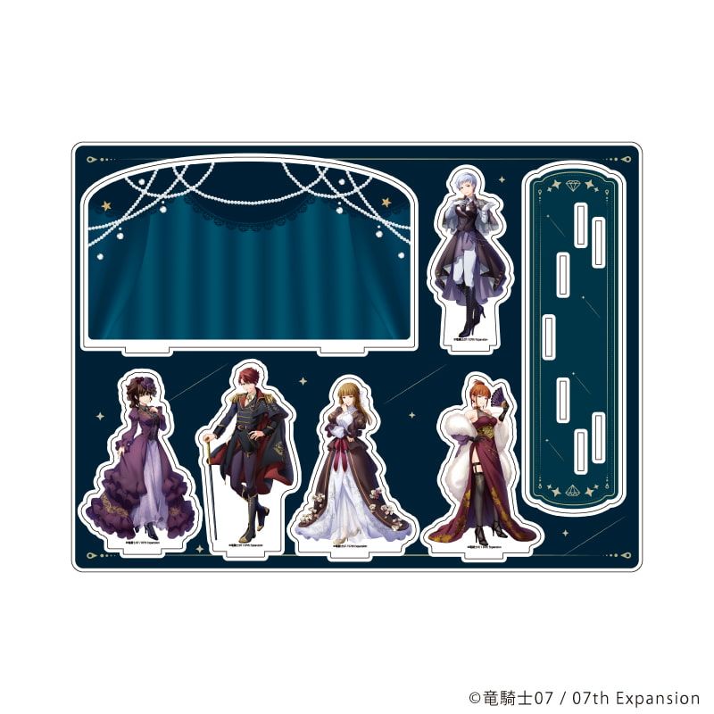アクリルジオラマ「うみねこのなく頃に」05/集合デザインB(描き起こしイラスト)