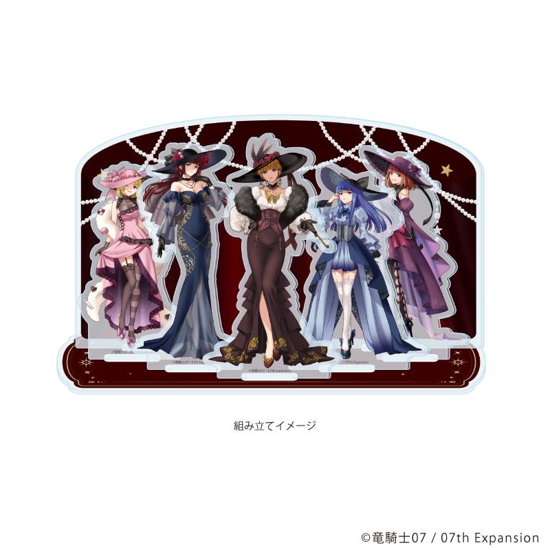 アクリルジオラマ「うみねこのなく頃に」04/集合デザインA(描き起こしイラスト)