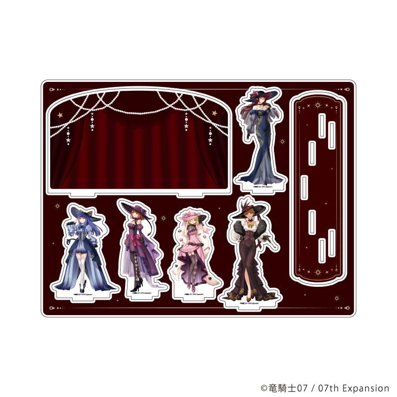 アクリルジオラマ「うみねこのなく頃に」04/集合デザインA(描き起こしイラスト)