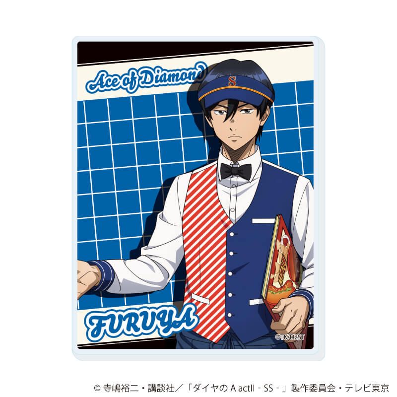 アクリルカード「TVアニメ『ダイヤのA actⅡ -Second Season-』」05/ダイナーver. コンプリートセット(全5種)(描き下ろしイラスト)