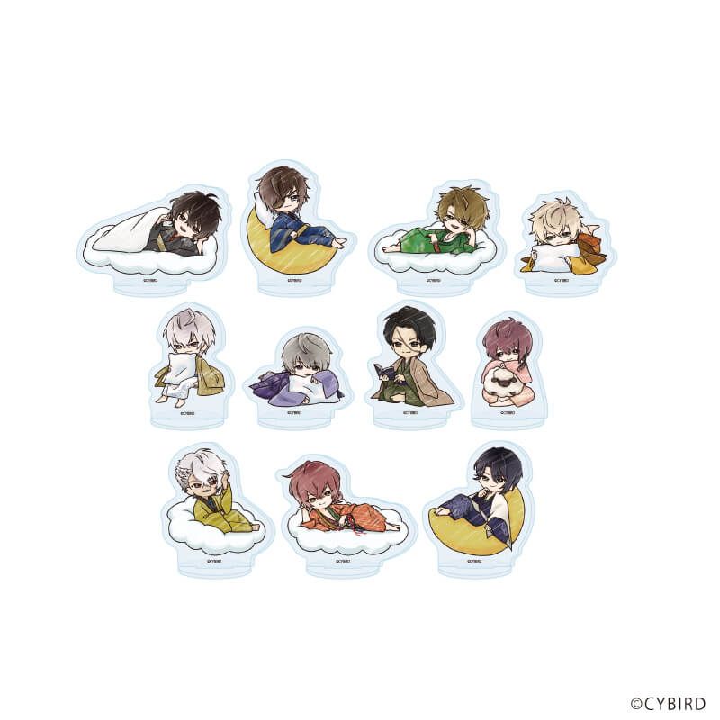 アクリルぷちスタンド「イケメン戦国◆時をかける恋」01/おやすみver. コンプリートセット(全11種)(グラフアートイラスト)