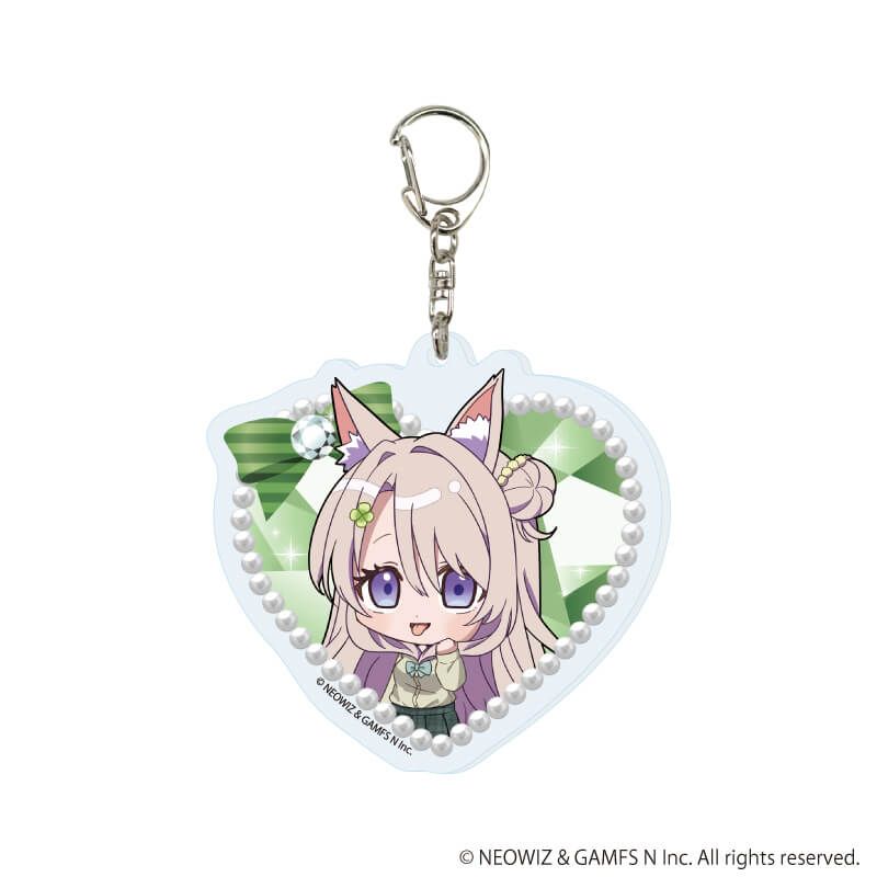 アクリルキーホルダー「ブラウンダスト2」01/平成ギャルver. コンプリートセット(全6種)(ミニキャライラスト)