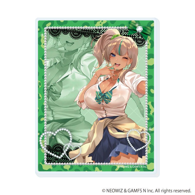 アクリルカード「ブラウンダスト2」01/平成ギャルver. コンプリートセット(全8種)(描き起こしイラスト)