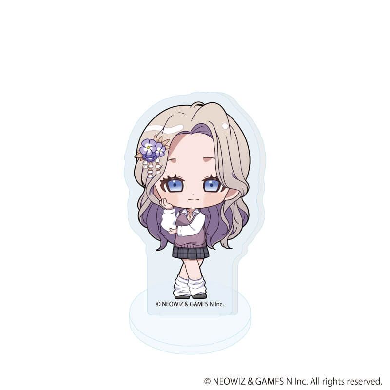 アクリルぷちスタンド「ブラウンダスト2」01/平成ギャルver. ブラインド(6種)(ミニキャライラスト)