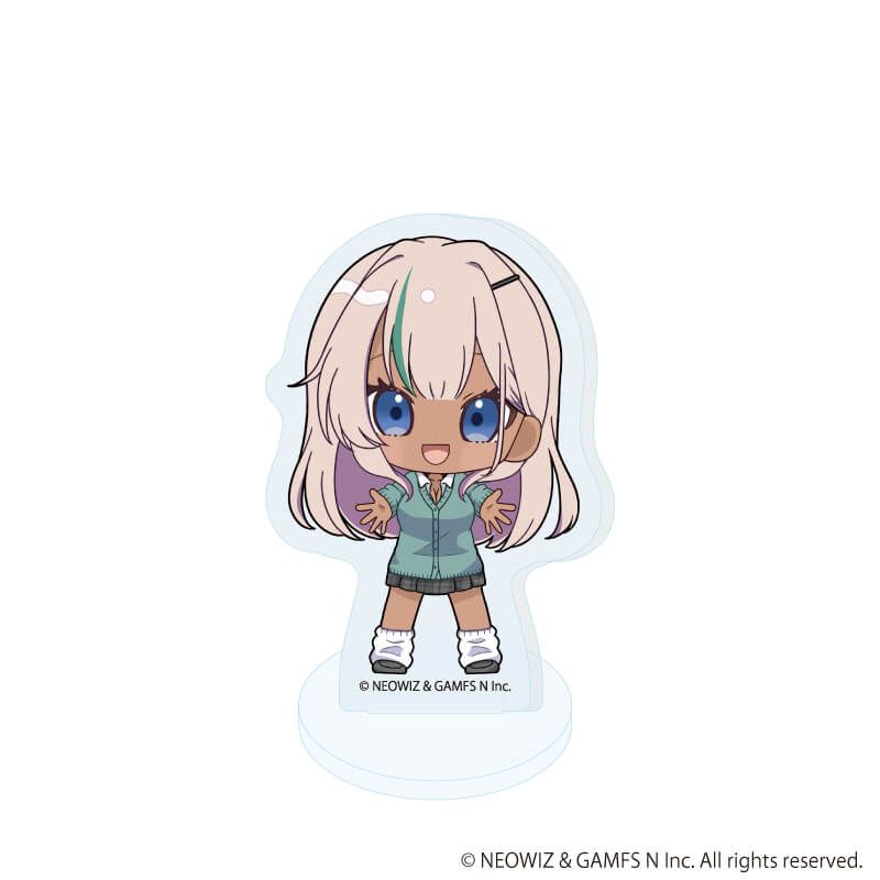 アクリルぷちスタンド「ブラウンダスト2」01/平成ギャルver. ブラインド(6種)(ミニキャライラスト)