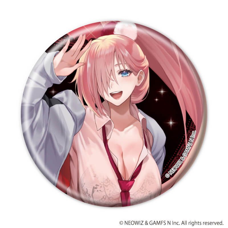 缶バッジ「ブラウンダスト2」01/平成ギャルver. ブラインド(5種)(描き起こしイラスト)