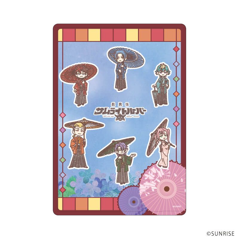 キャラクリアケース「鎧真伝サムライトルーパー」01/集合画(レトロアートイラスト)
