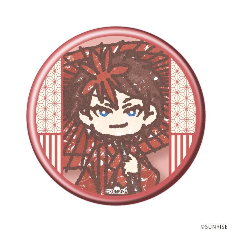 缶バッジ「鎧真伝サムライトルーパー」02/コンプリートセット(全6種)(レトロアートイラスト)