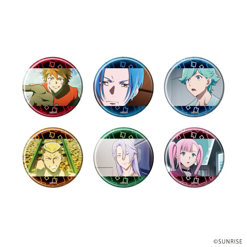 缶バッジ「鎧真伝サムライトルーパー」01/コンプリートセット(全6種)(公式イラスト)