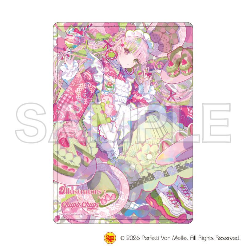 キャラクリアケース「複数イラストレーター×チュッパチャプス」05/藤ちょこ(コラボイラスト)