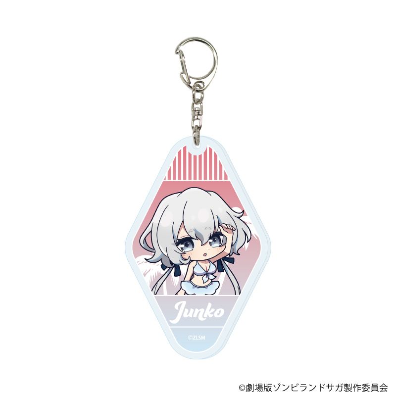 アクリルキーホルダー「劇場版『ゾンビランドサガ ゆめぎんがパラダイス』」01/コンプリートセット(全7種) 水着ver.(ミニキャライラスト)