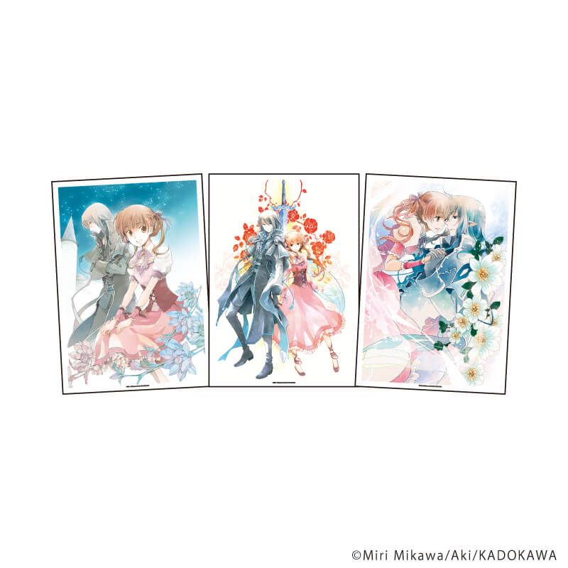 REPLICA GENGA 3枚セット「角川ビーンズ文庫フェア」03/シュガーアップル・フェアリーテイル(公式イラスト)
