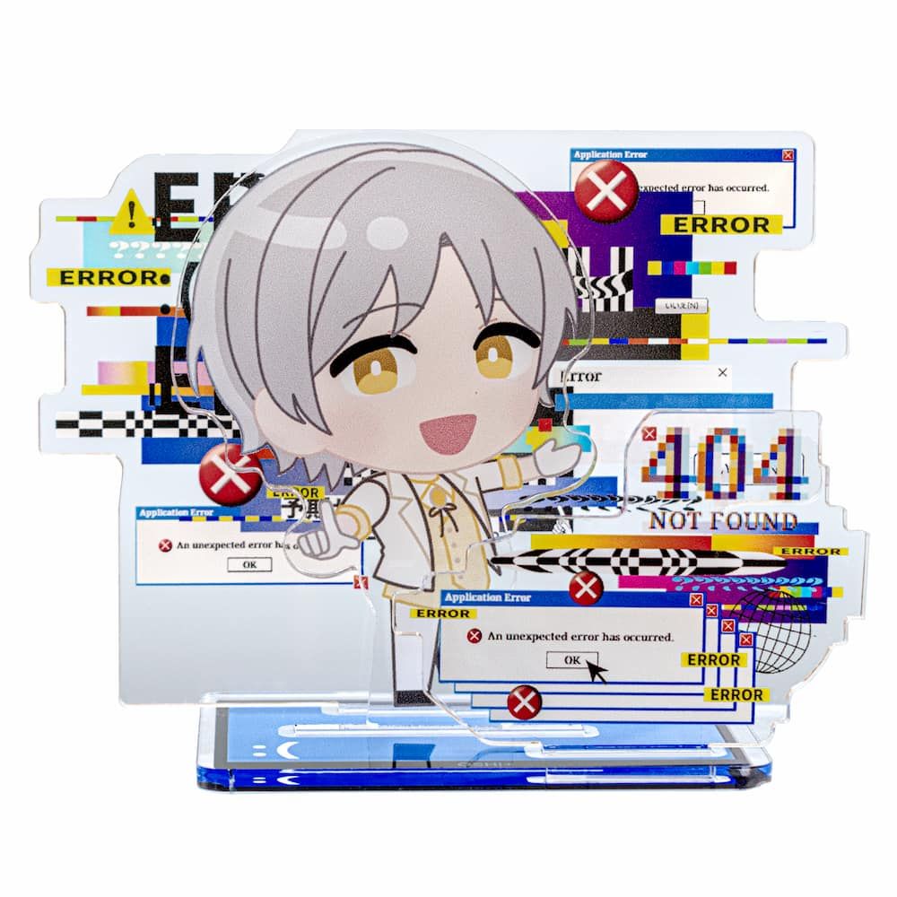 推し活背景ジオラマぷち59/エラー画面(グリッチ)【推し活】