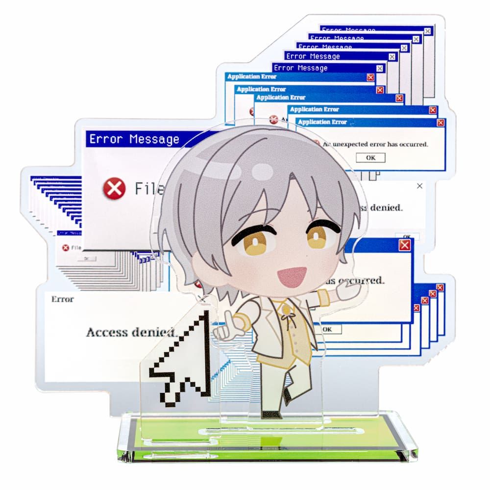 推し活背景ジオラマぷち58/エラー画面(平成)【推し活】