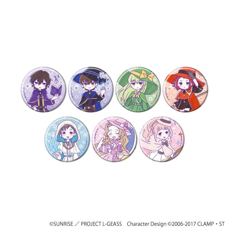 缶バッジ「コードギアス 反逆のルルーシュ」08/コンプリートセット(全7種)(グラフアートイラスト)