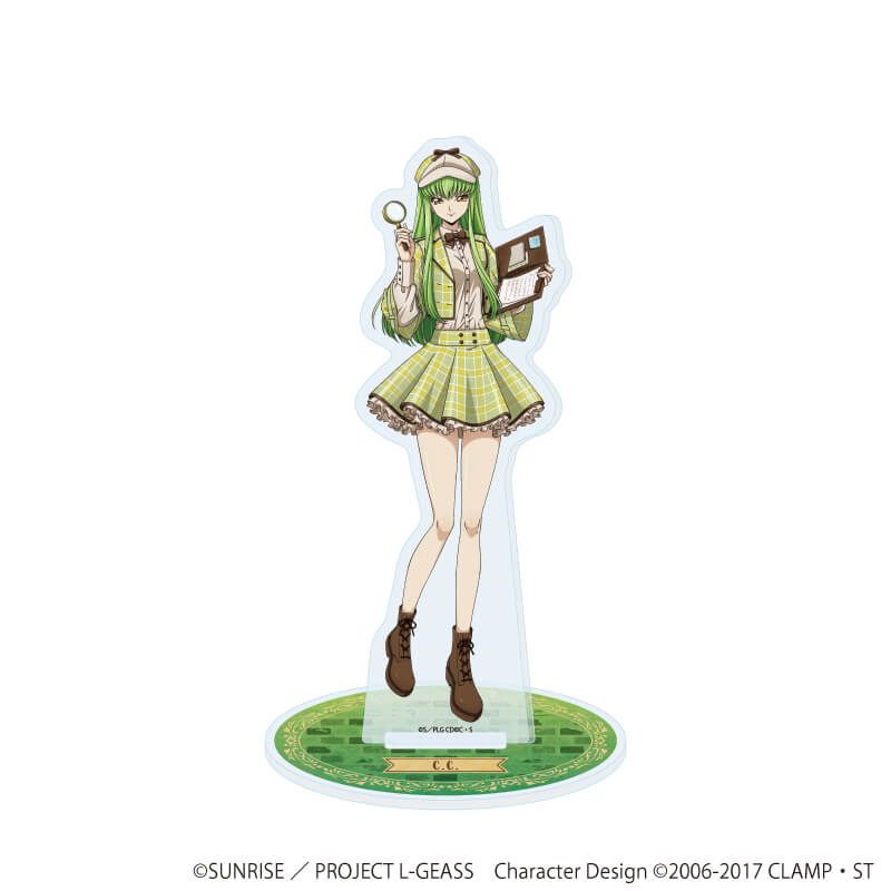 アクリルスタンド「コードギアス 反逆のルルーシュ」03/C.C. 探偵Ver.(描き下ろしイラスト)