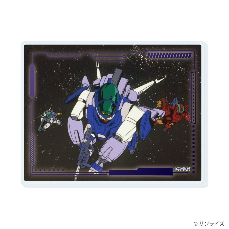 アクリルカード「蒼き流星SPTレイズナー」01/トレーディング(5種)(場面写イラスト)