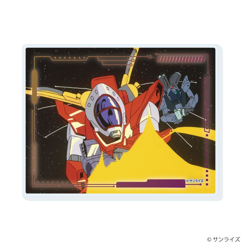 アクリルカード「蒼き流星SPTレイズナー」01/トレーディング(5種)(場面写イラスト)