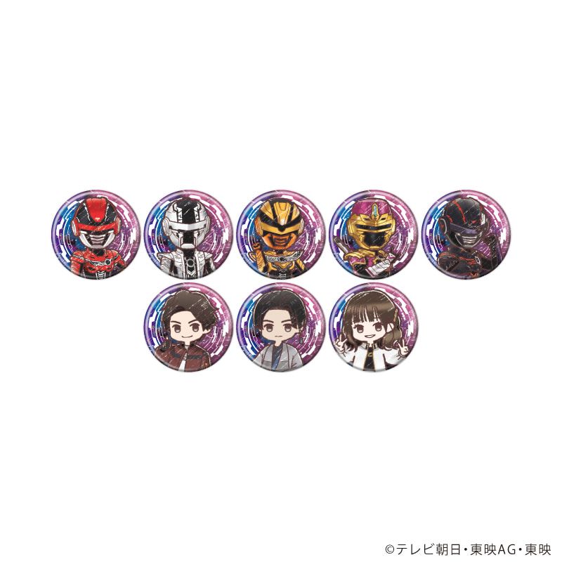 缶バッジ「超宇宙刑事ギャバン インフィニティ」01/ブラインド(8種)(グラフアートイラスト)