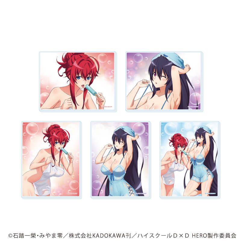 アクリルカード「ハイスクールD×D HERO」04/コンプリートセット(全5種)(描き下ろしイラスト)