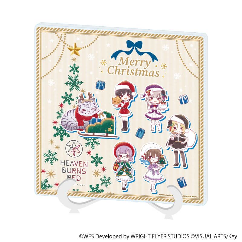 アクリルアートボード「ヘブンバーンズレッド」30/第31B部隊 クリスマスVer.(グラフアートイラスト)
