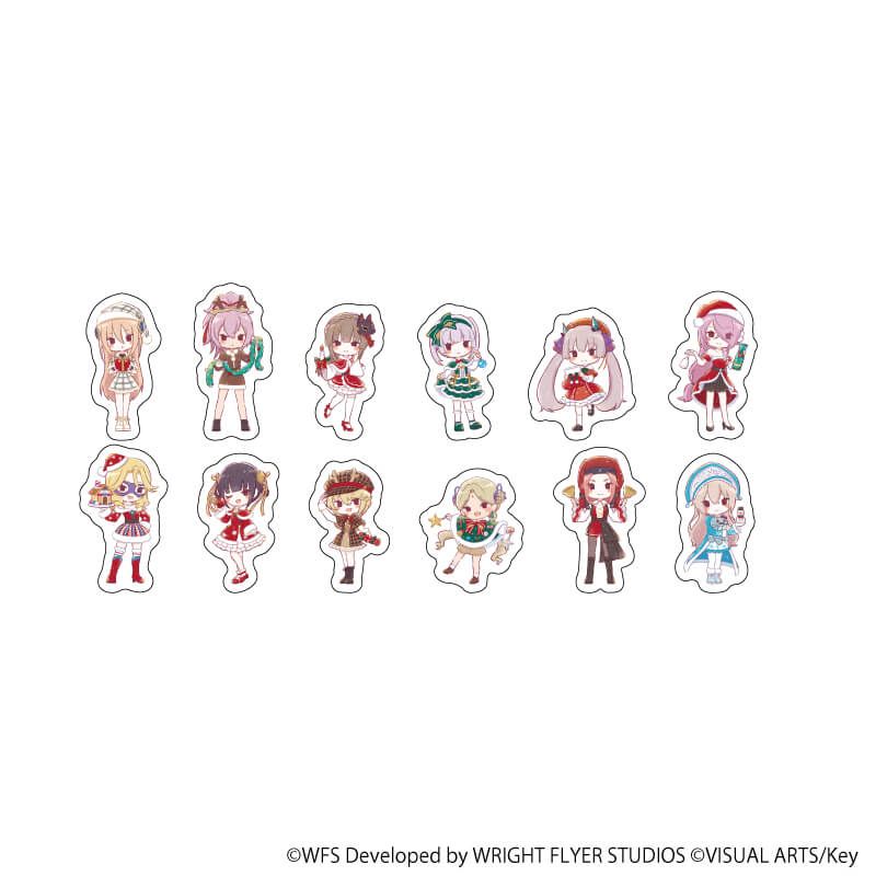 フレークシール(12枚セット)「ヘブンバーンズレッド」04/30G&31X クリスマスVer.(グラフアートイラスト)