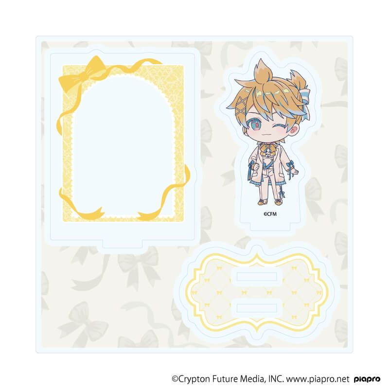 アクリルスタンドプレート「ピアプロキャラクターズ」27/鏡音レン リボンver.(ミニキャライラスト)