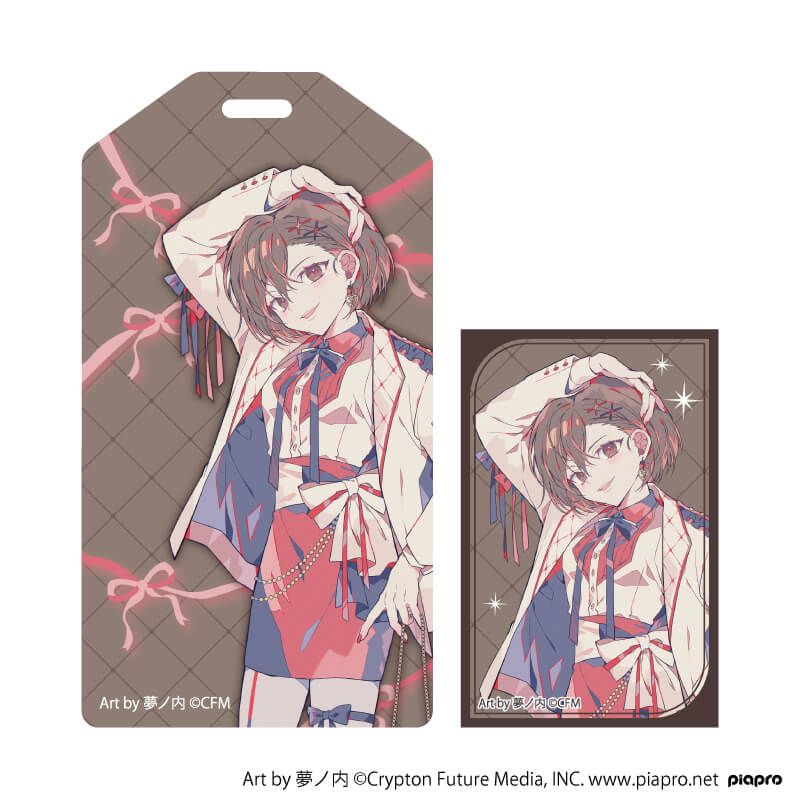 ラゲッジタグ「ピアプロキャラクターズ」05/MEIKO リボンver.(描き起こしイラスト)