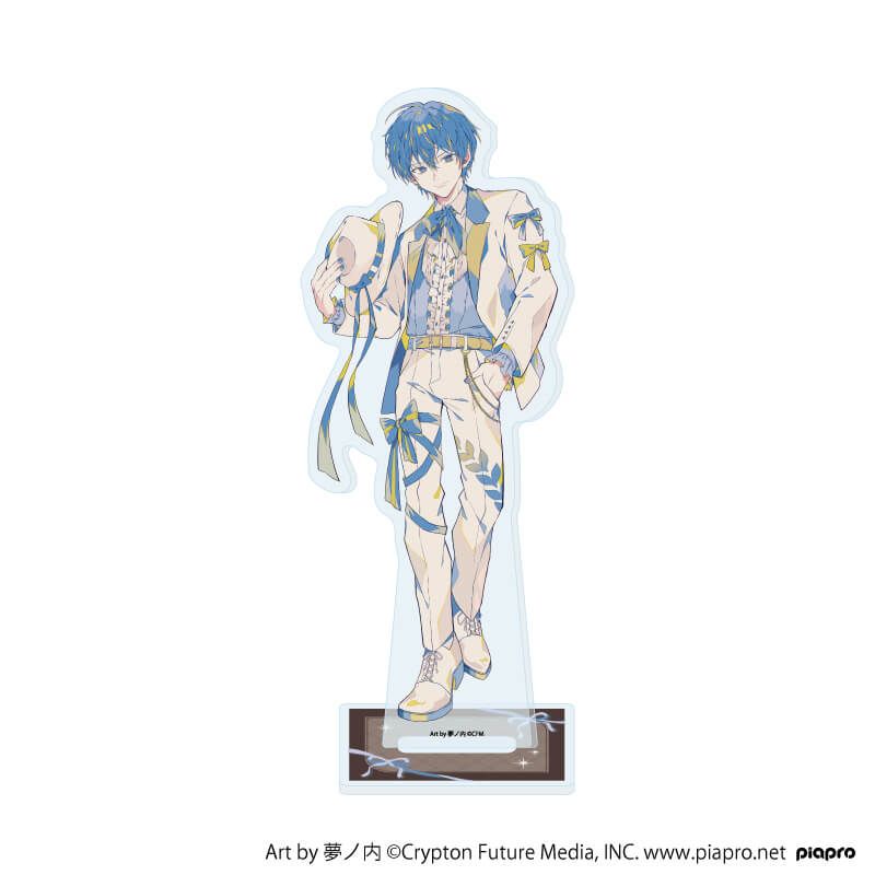 アクリルスタンド「ピアプロキャラクターズ」06/KAITO リボンver.(描き起こしイラスト)