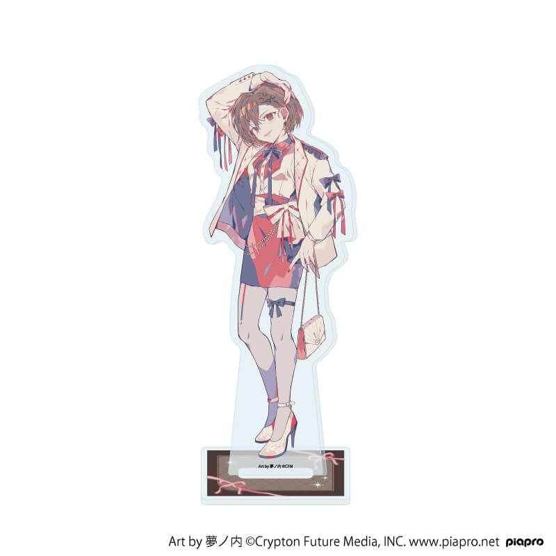 アクリルスタンド「ピアプロキャラクターズ」05/MEIKO リボンver.(描き起こしイラスト)