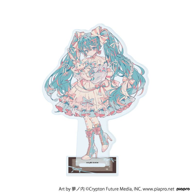 アクリルスタンド「ピアプロキャラクターズ」01/初音ミク リボンver.(描き起こしイラスト)
