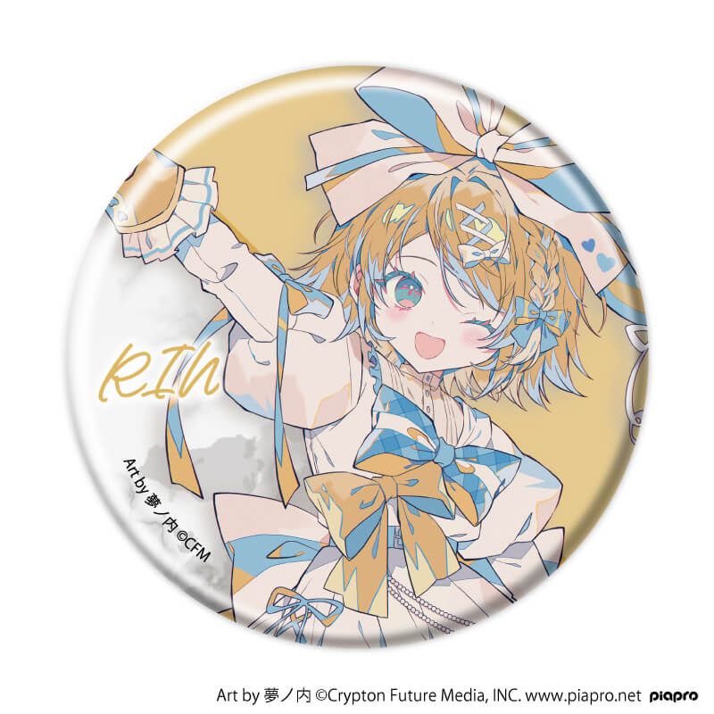 缶バッジ「ピアプロキャラクターズ」11/リボンver. コンプリートセット(全12種)(描き起こしイラスト)
