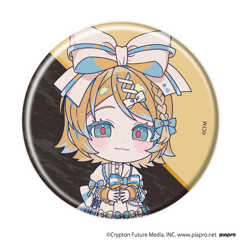 缶バッジ「ピアプロキャラクターズ」11/リボンver. コンプリートセット(全12種)(描き起こしイラスト)
